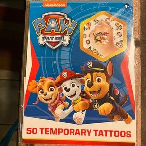 Paw Patrol Temporary Tattoos for Kids (50 Pack). Made in the USA NWT